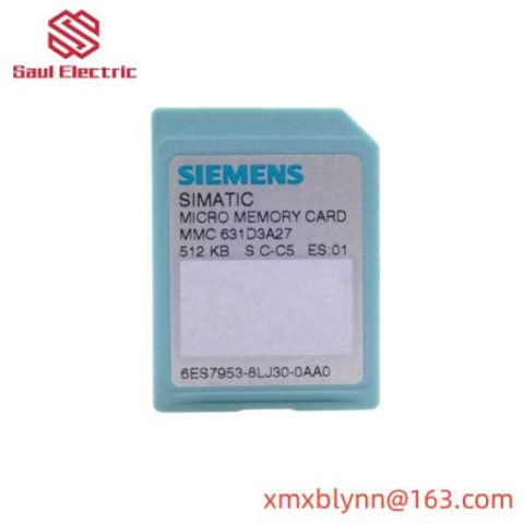 Siemens 6ES7 953-8LJ30-0AA0 Memory Card for Industrial Control Systems