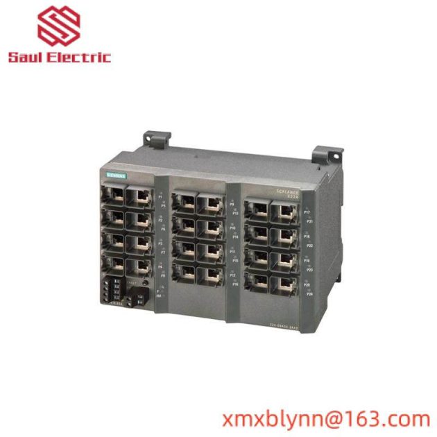 SIEMENS SCALANCE X224 Managed Industrial Ethernet Switch 6GK5224-0BA00-2AA3, Advanced Network Infrastructure Solution