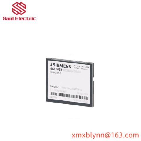 Siemens SINAMICS S120 CompactFlash card 6SL3054-0AA01-1AA0, Advanced Control Module for Industrial Automation