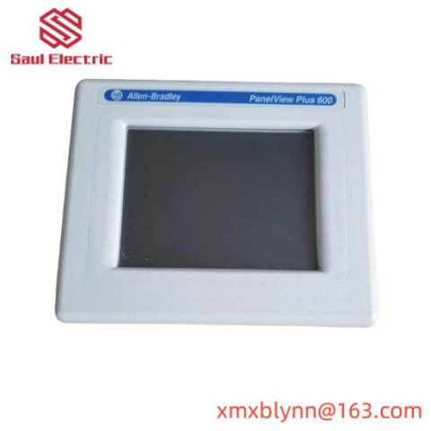 Allen-Bradley 2711P-T6C20D PanelView Plus 600 Color Terminal, Touch Screen Control, Industrial Automation