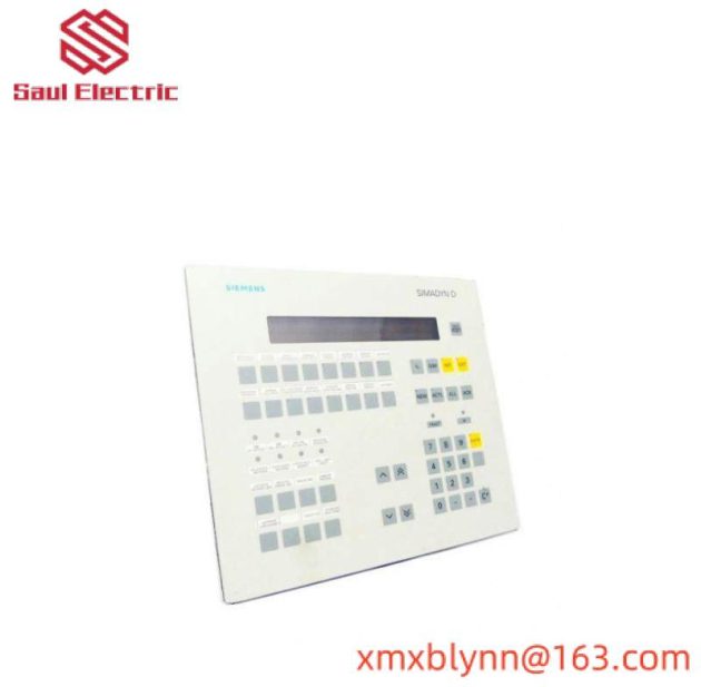 SIEMENS SIMADYN D Operator Panel 6DD1670-0AF0, Advanced Control Solutions