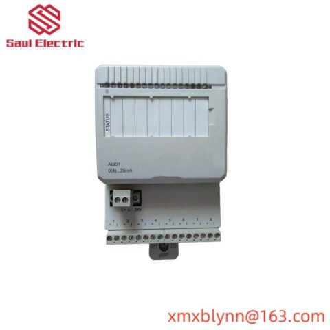 ABB 3BSE020512R1 AI801 - 8 Channel Analog Input Module for Industrial Control Systems