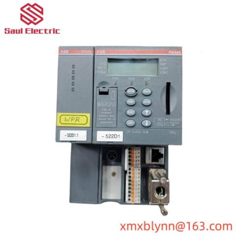 ABB PM590-ETH PLC Automation CPU, High Performance Control Solution