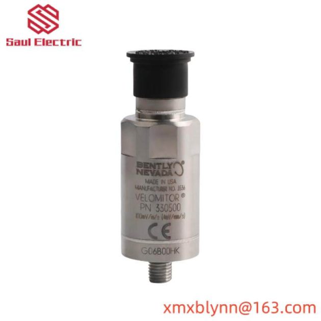 BENTLY NEVADA 330500-02-01 Piezo-Velocity Sensor - Precision Measurement for Industrial Control