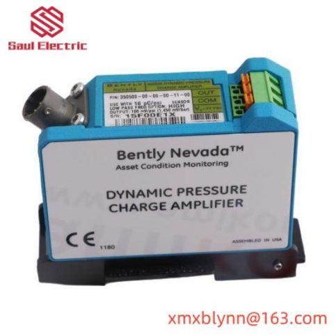 Bently Nevada 350500-00-00-00-11-00 Dynamic Pressure Charge Amplifier, High Precision Pressure Sensing Module