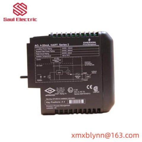 Emerson DeltaV VE4005S2B1 Analog Output Card - Precision Control for Industrial Automation