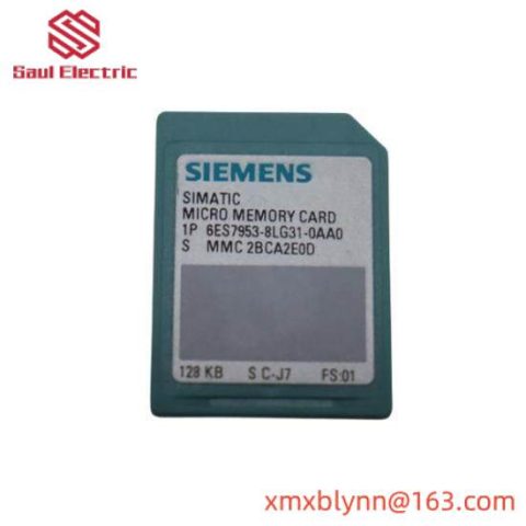 Siemens Micro Memory Card 6ES7 953-8LG31-0AA0, Industrial Control Solutions