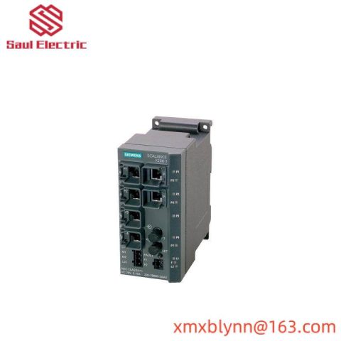 Siemens SCALANCE X206-1 Managed IE Switch, 6x 10/100Mbps RJ45 Ports