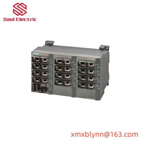 SIEMENS SCALANCE X224 Managed IE Switch, 24x 10/100 Mbit/s RJ45 Ports, Network Management