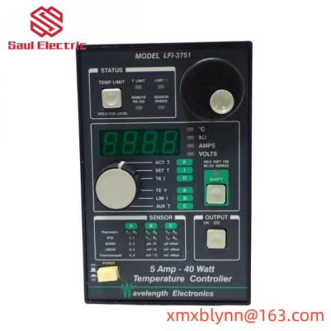 WaveLength Electronics LFI-3751 Industrial Temperature Controller, Advanced Control & Accuracy