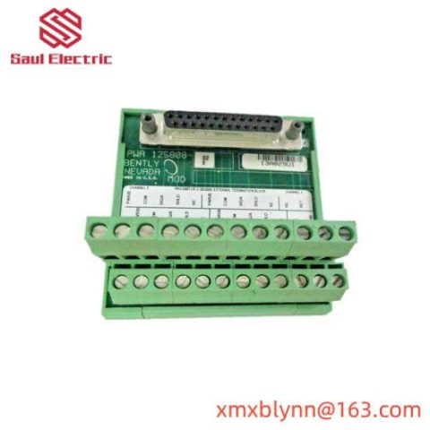 Bently Nevada 125808-02A Terminal Block Board, Industrial Control Module