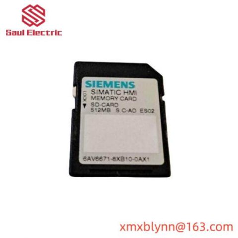 Siemens 6AV6 671-8XB10-0AX1: High-Performance SIMATIC SD Memory Card for Industrial Automation