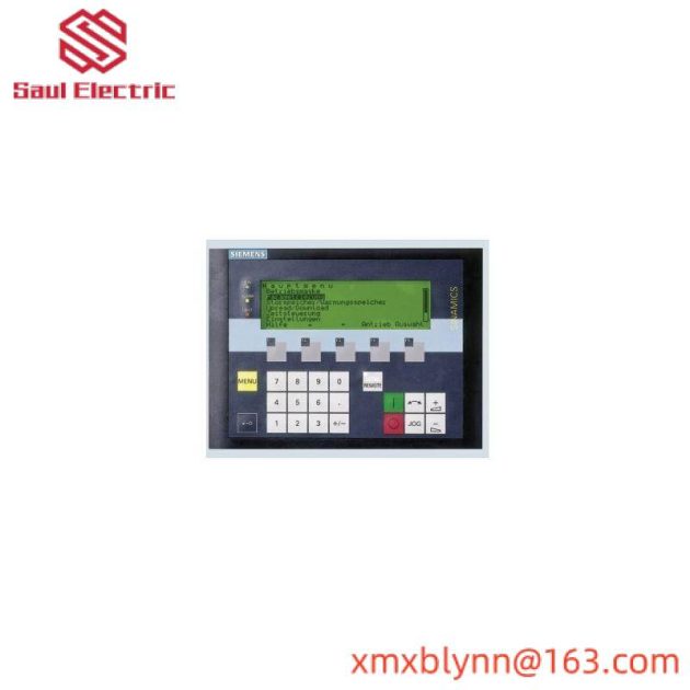 Siemens 6SL3055-0AA00-4CA5 Sinamics Operator Panel: Advanced Human Machine Interface Solution