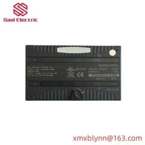 GE IC200ALG320 Analog Output Module - Precision Control for Industrial Automation