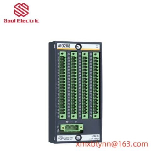 Bachmann AIO288/1 Analog Input/Output Module, Enhanced Version