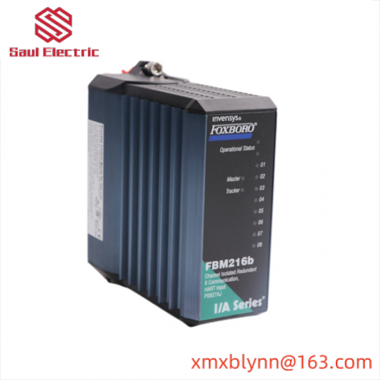 foxboro_fbm216b_p0927aj_redundant_hart_communication_input_module.png FOXBORO P0913AK Precision Control Module