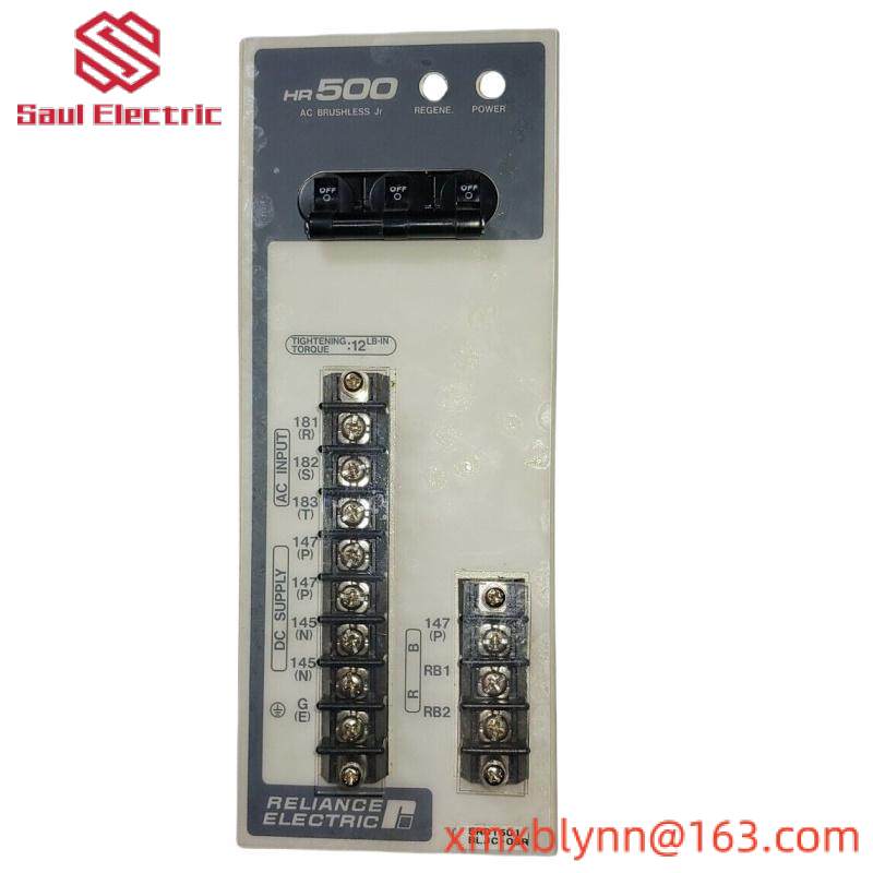 reliance_electro_hr500_bljc-08r_5rd1601_servo_drive.jpg RELIANCE 800123S Industrial Control Module, High Precision and Reliability