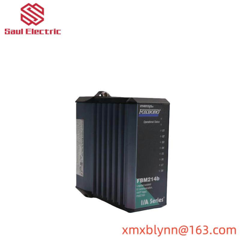 fbm214b_p0927ah_foxboro_hart_inputs.jpg FOXBORO P0926GXFBM233 High Performance Control Module, Specialized for Industrial Automation Systems