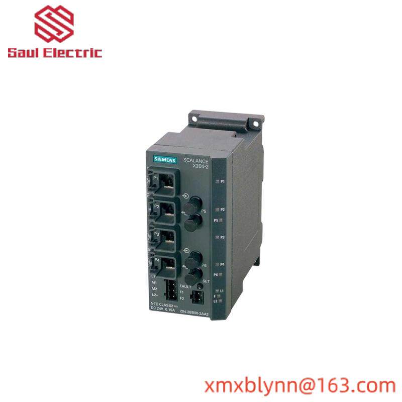 siemens_6gk5204-2bb10-2aa3_managed_ie_switch.jpg SIEMENS SCALANCE X204-2 Managed IE Switch, 6GK5204-2BB10-2AA3