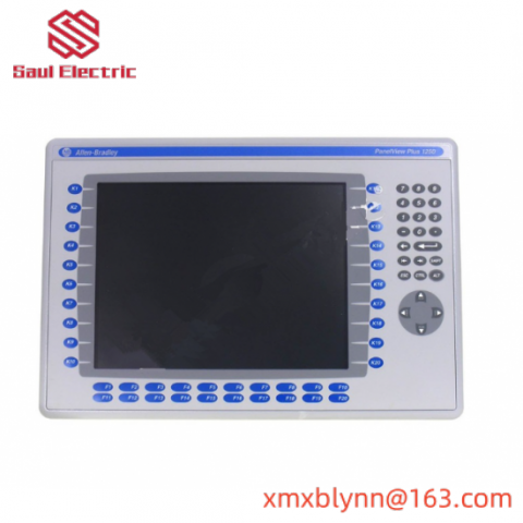 Allen-Bradley 2711P-B12C4D9 PanelView Plus 6 Terminal, 12.1 inch Touchscreen Display, Ethernet & RS-232 Communication, 1 GB Flash Memory, 1 GB RAM, Windows CE 6.0