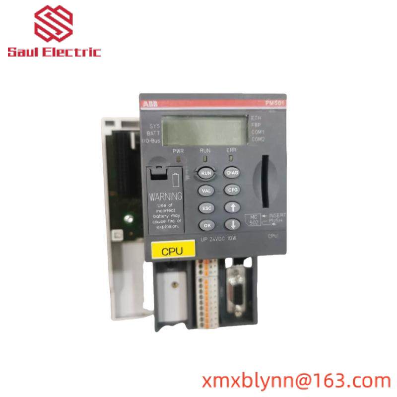 abb_pm581_plc_module.jpg ABB 3BSE004723R1 Connection Unit for Industrial Automation