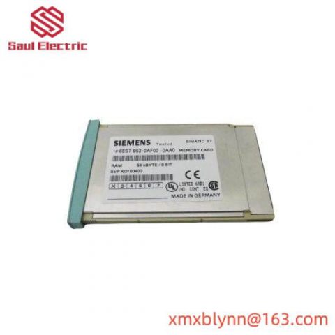 Siemens 6ES7 952-0AF00-0AA0 | 4MB RAM Memory Card, Industrial Control Applications
