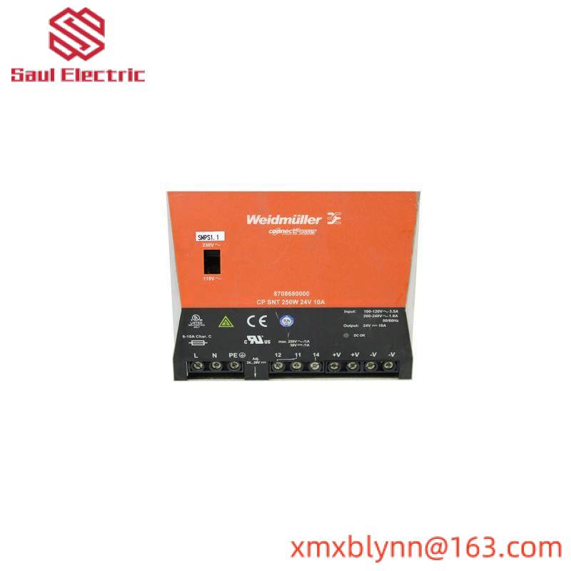 weidmuller_8708680000_power_supply.jpg WEIDMULLER 8708680000 Power Supply - Industrial Grade Power Supply Solution